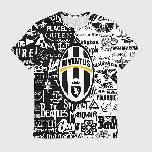 Мужская футболка Juventus рок музыка / 3D-принт – фото 1