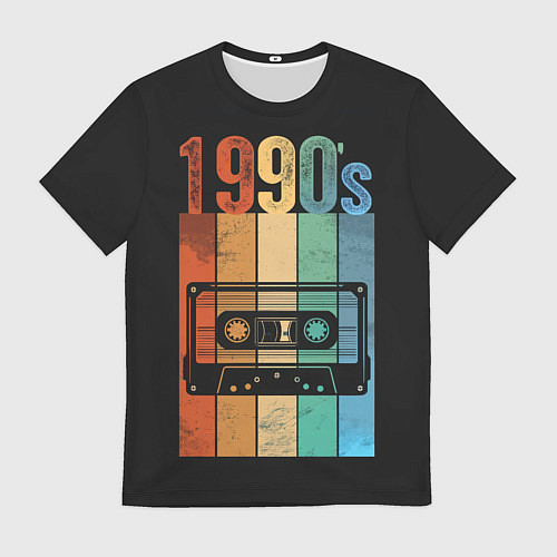 Мужская футболка 90ые годы / 3D-принт – фото 1