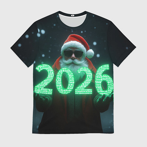 Мужская футболка Кибер дед / 3D-принт – фото 1