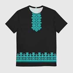 Футболка мужская Рубаха вышиванка славянская, цвет: 3D-принт