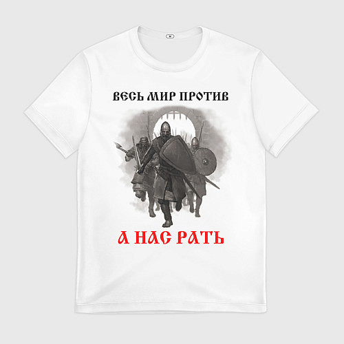 Мужская футболка Славянское ратное войско / 3D-принт – фото 1