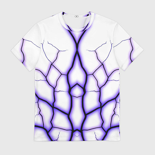 Мужская футболка Color white purple / 3D-принт – фото 1