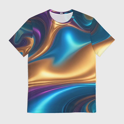 Мужская футболка Сплавы разноцветные / 3D-принт – фото 1