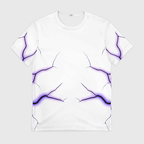 Мужская футболка Color white purple / 3D-принт – фото 1