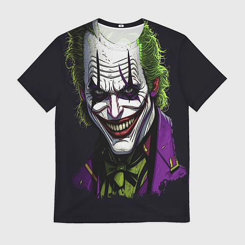 Мужская футболка Улыбающийся Джокер / 3D-принт – фото 1