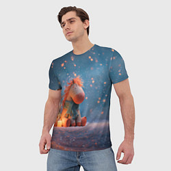 Футболка мужская Игрушечная лошадка 2026, цвет: 3D-принт — фото 2
