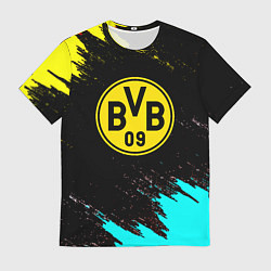 Мужская футболка Borussia краски штрихи