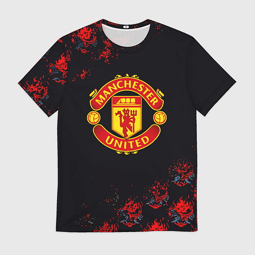 Мужская футболка Манчестер Юнайтед самураи / 3D-принт – фото 1