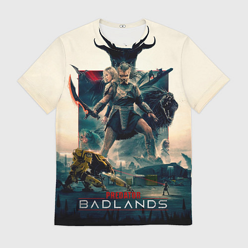 Мужская футболка Персонажи из Хищник планета смерти / 3D-принт – фото 1