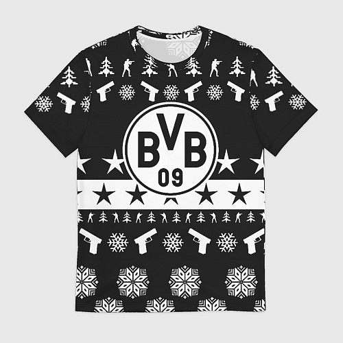 Мужская футболка Borussia x counter strike / 3D-принт – фото 1
