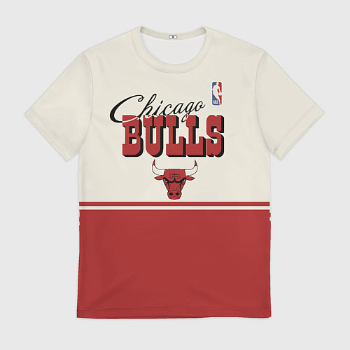 Мужская футболка NBA Chicago Bulls vintage / 3D-принт – фото 1