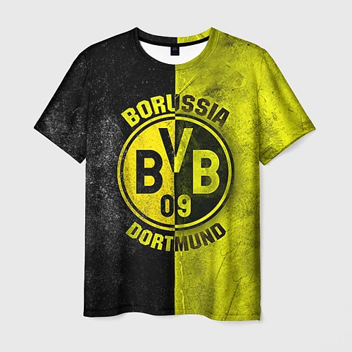 Мужская футболка Borussia Dortmund / 3D-принт – фото 1