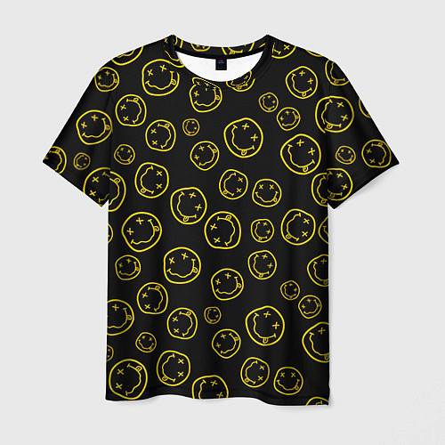 Мужская футболка Nirvana Pattern / 3D-принт – фото 1