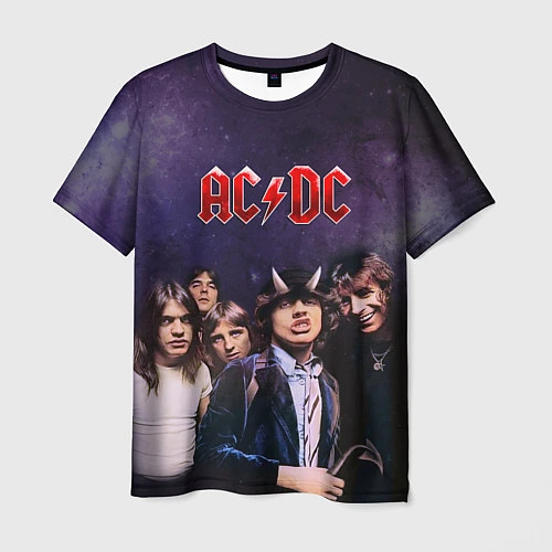 Мужская футболка AC/DC / 3D-принт – фото 1