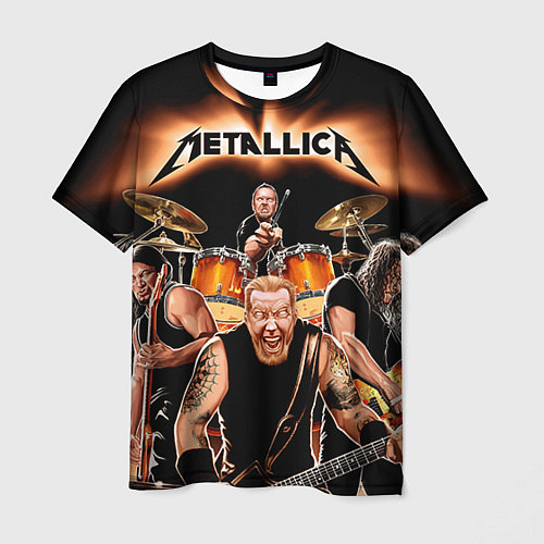 Мужская футболка Metallica Band / 3D-принт – фото 1