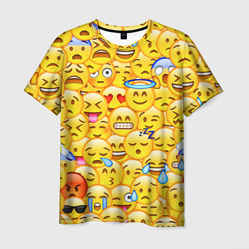 Мужская футболка Emoji / 3D-принт – фото 1