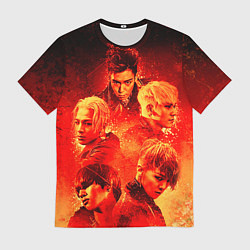 Мужская футболка Big Bang: Flame Boys