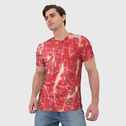 Футболка мужская Мясо, цвет: 3D-принт — фото 2