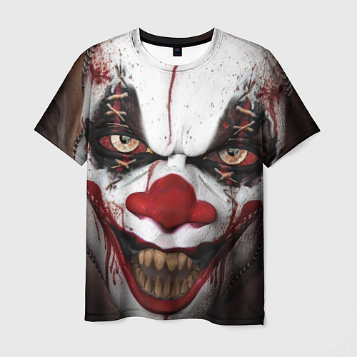 Мужская футболка Зомби клоун / 3D-принт – фото 1