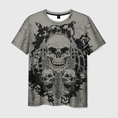 Мужская футболка Skulls / 3D-принт – фото 1
