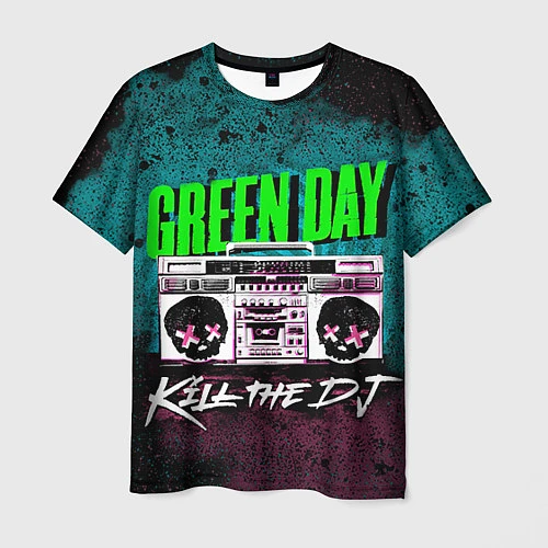 Мужская футболка Green Day: Kill the DJ / 3D-принт – фото 1