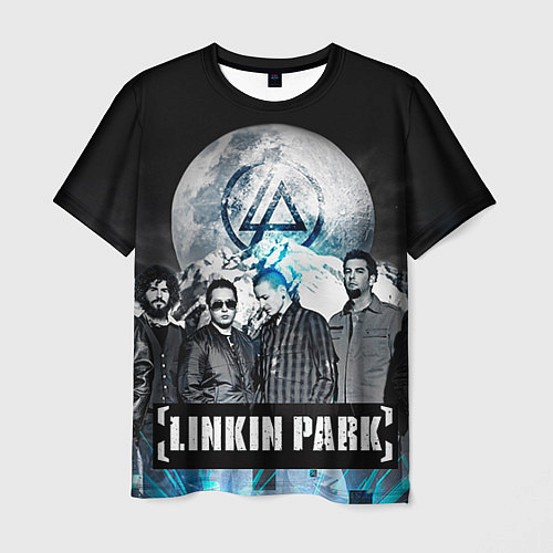 Мужская футболка Linkin Park: Moon / 3D-принт – фото 1
