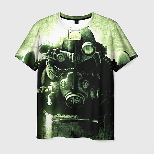 Мужская футболка Fallout Robot / 3D-принт – фото 1