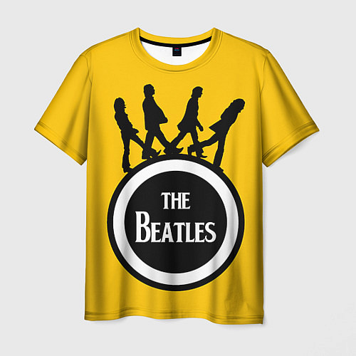 Мужская футболка The Beatles: Yellow Vinyl / 3D-принт – фото 1