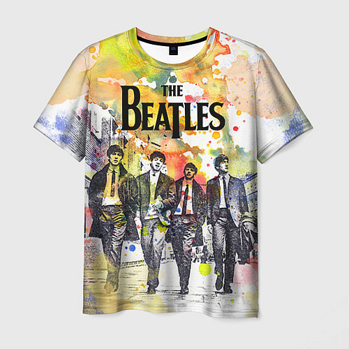 Мужская футболка The Beatles: Colour Spray / 3D-принт – фото 1