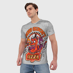 Футболка мужская Freddy Pizza, цвет: 3D-принт — фото 2