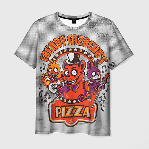 Мужская футболка Freddy Pizza / 3D-принт – фото 1