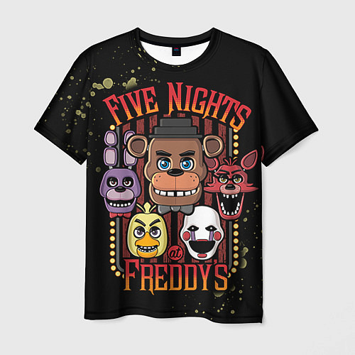 Мужская футболка Five Nights At Freddy's / 3D-принт – фото 1