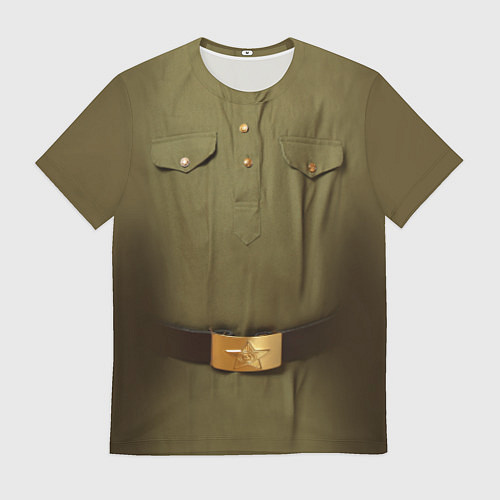 Мужская футболка Униформа солдата / 3D-принт – фото 1