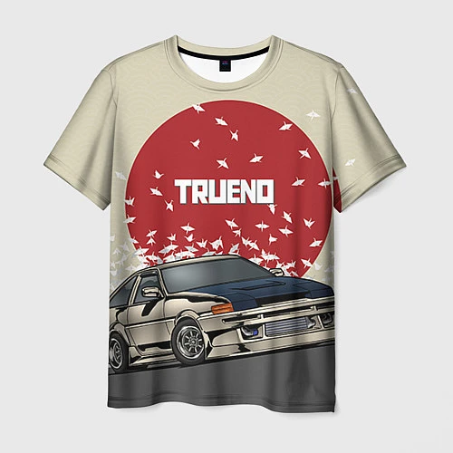 Мужская футболка Toyota Trueno ae86 / 3D-принт – фото 1