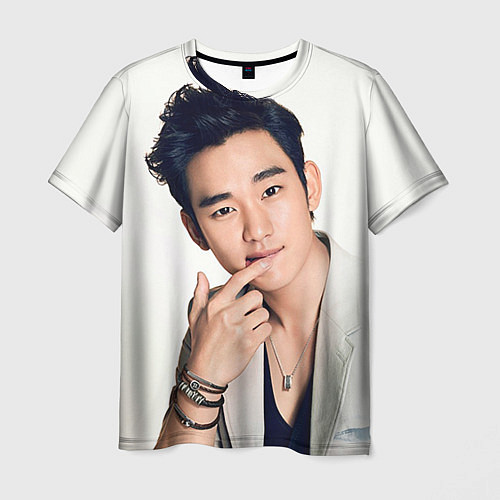 Мужская футболка Kim Soo-hyeon / 3D-принт – фото 1