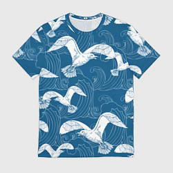 Мужская футболка Чайки