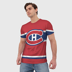 Футболка мужская Montreal Canadiens, цвет: 3D-принт — фото 2