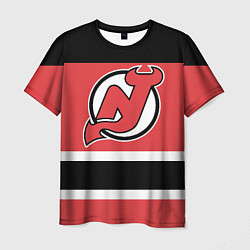 Футболка мужская New Jersey Devils, цвет: 3D-принт