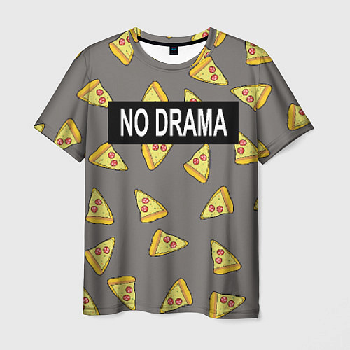 Мужская футболка No drama / 3D-принт – фото 1