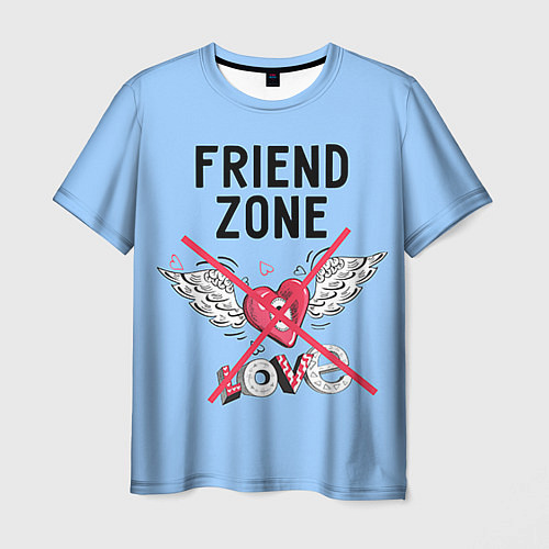 Мужская футболка Friendzone / 3D-принт – фото 1