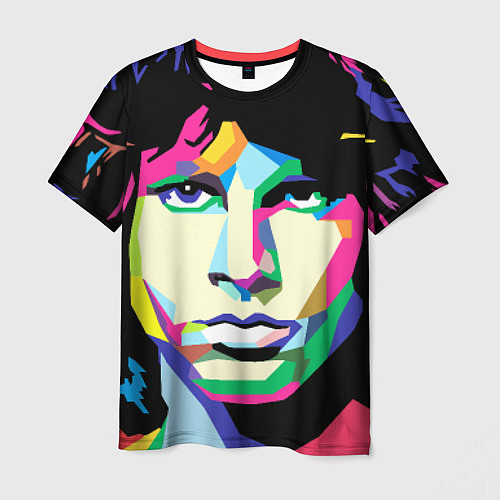 Мужская футболка Jim morrison / 3D-принт – фото 1