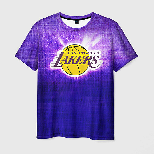Мужская футболка Los Angeles Lakers / 3D-принт – фото 1