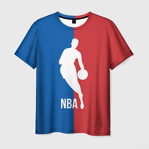 Мужская футболка Эмблема NBA / 3D-принт – фото 1