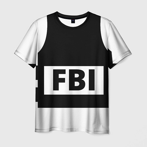 Мужская футболка Бронежилет FBI / 3D-принт – фото 1
