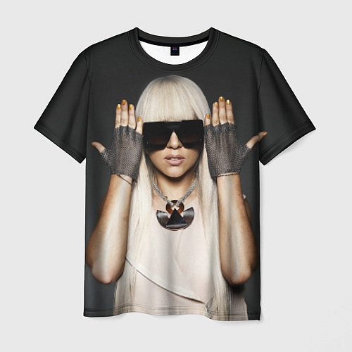 Мужская футболка Lady Gaga / 3D-принт – фото 1