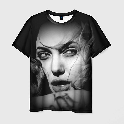 Мужская футболка Глаза Джоли / 3D-принт – фото 1