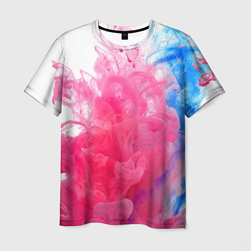 Мужская футболка Взрыв красок / 3D-принт – фото 1