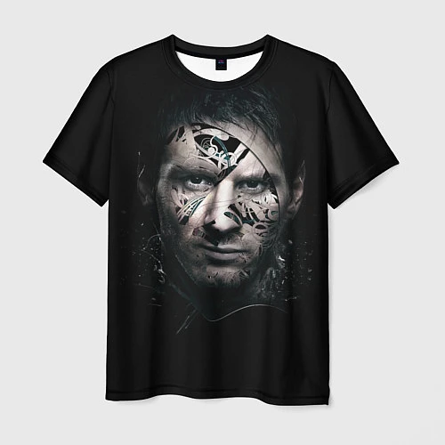 Мужская футболка Messi Black / 3D-принт – фото 1