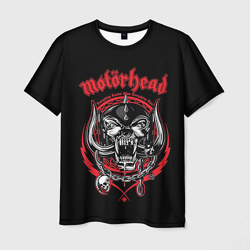 Мужская футболка Motorhead / 3D-принт – фото 1