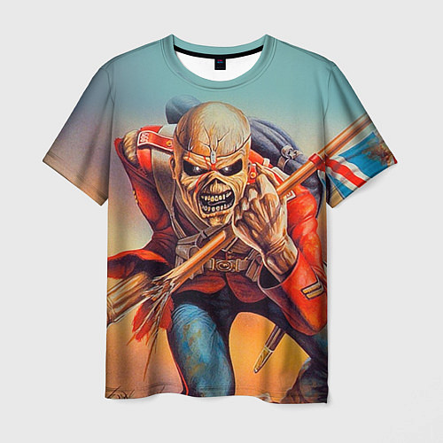 Мужская футболка Iron Maiden: Crash arrow / 3D-принт – фото 1